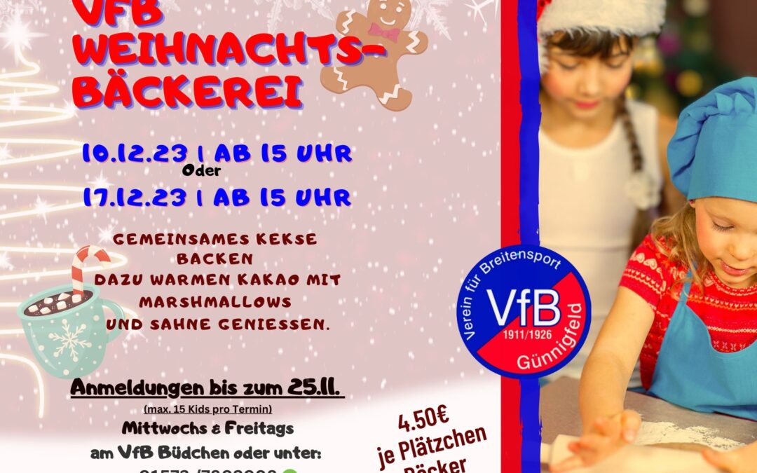 VfB Weihnachtsbäckerei