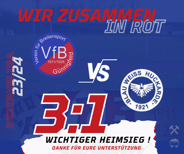 Ganz wichtiger Heimsieg !