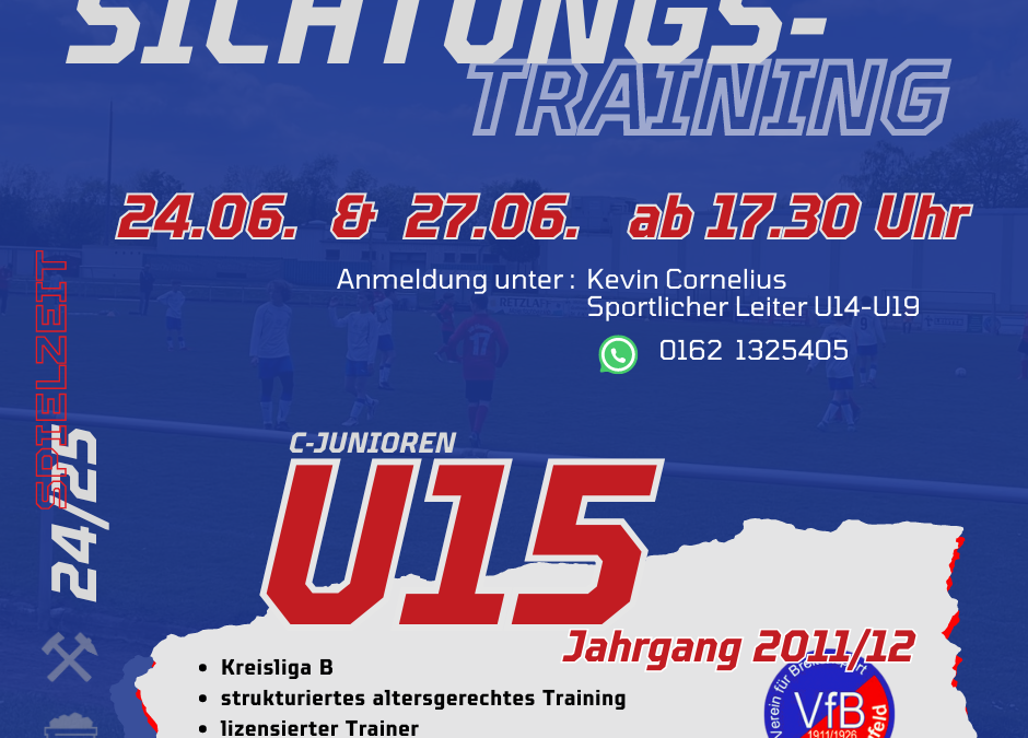 Sichtungstraining Jahrgang 2011/12 !