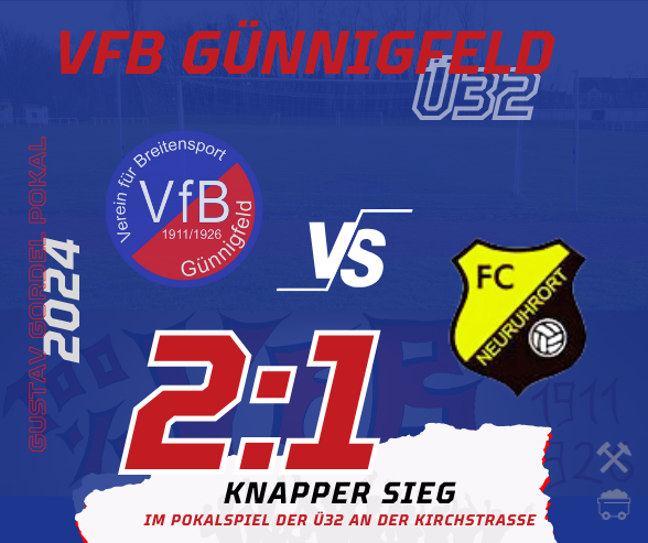 Sieg im Pokal der Ü32