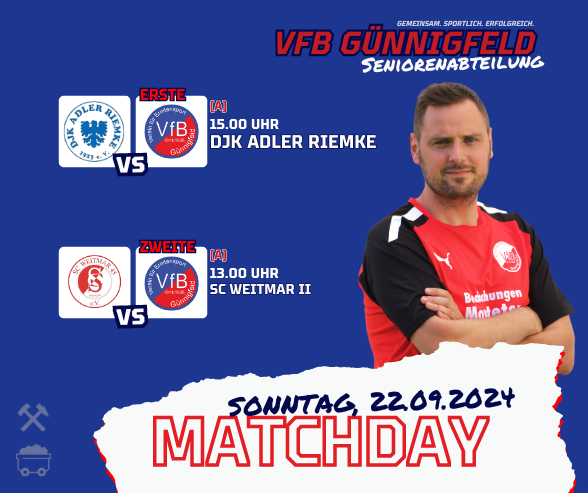 7. Spieltag – VfB auswärts auf Punktejagd !