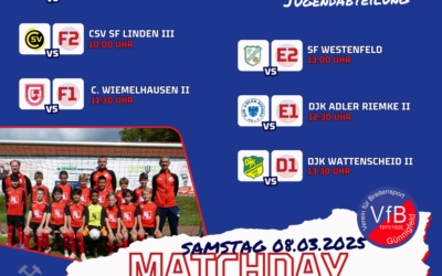 Auf gehts VfB-Jugend, es rollt wieder der Ball !
