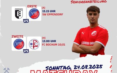 1.Spieltag – VfB startet in die Meisterschaft