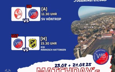 MATCHDAY’S beim VfB Nachwuchs!