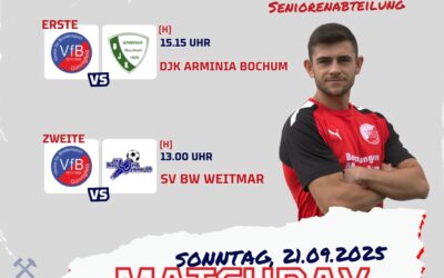 MATCHDAY | SONNTAG, 21.09.2025
